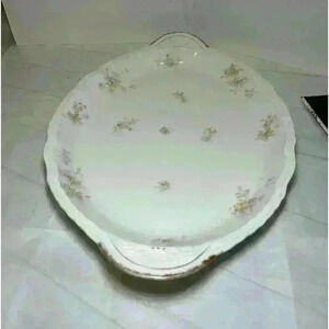 Vintage Theodore Haviland Limoges platter. 40” Oval, 16” long, 12.5” width.
